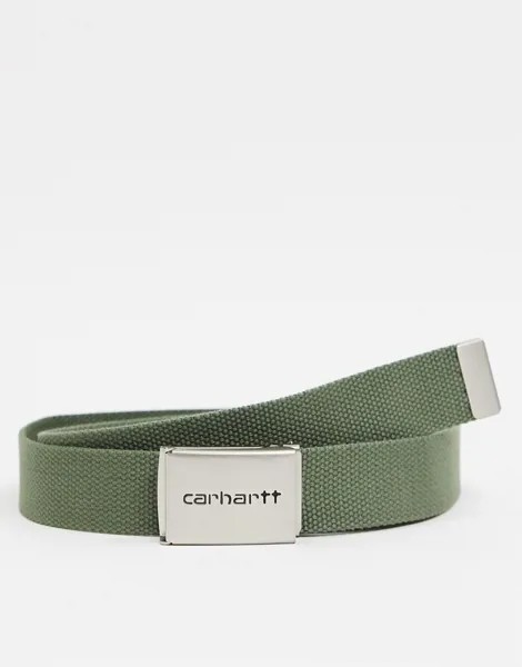 Зеленый ремень Carhartt WIP Chrome