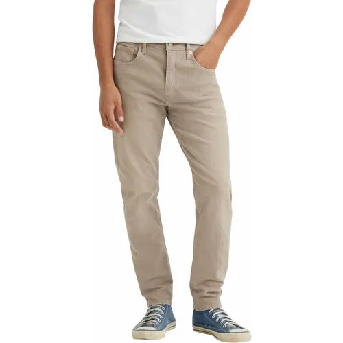 Джинсы зауженные Levi's Men 512 Slim Taper Fit Jeans, размер 32/34, бежевый