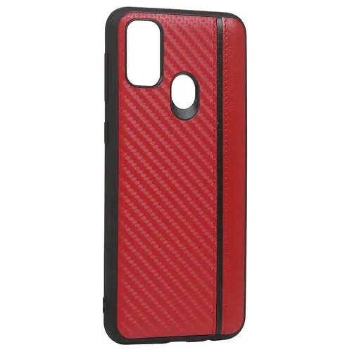 Чехол G-Case для Samsung Galaxy M21 Carbon Red GG-1244