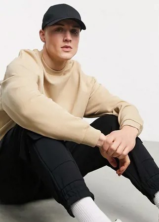 Бежевый oversize-свитшот ASOS DESIGN