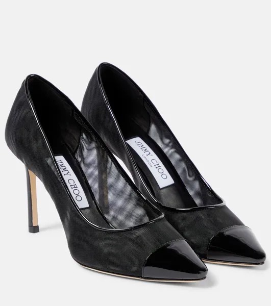 Туфли romy с декором Jimmy Choo, черный