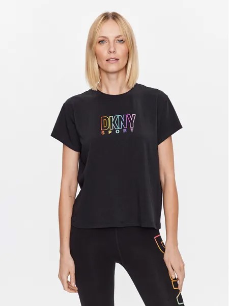 Футболка классического кроя Dkny Sport, черный