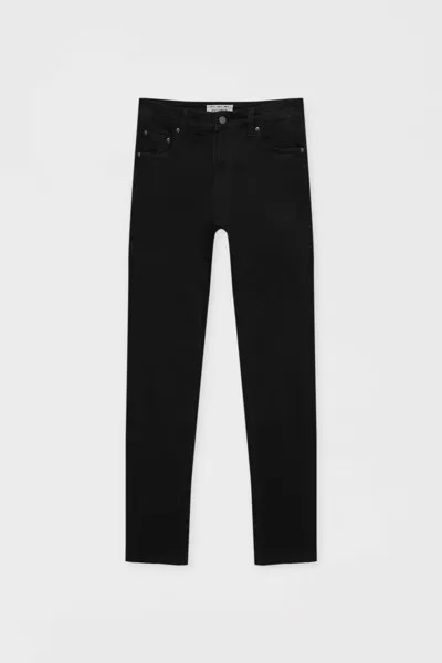 Джинсы мужские Pull&Bear PUL554422871 черные 38 EU. Доставка из-за рубежа.