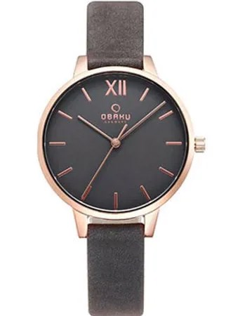 Fashion наручные  женские часы Obaku V209LXVJRJ. Коллекция Leather