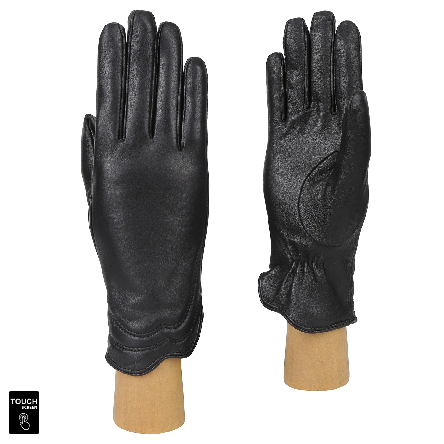 Перчатки женские FABRETTI S1.39-1 black черные, р.7