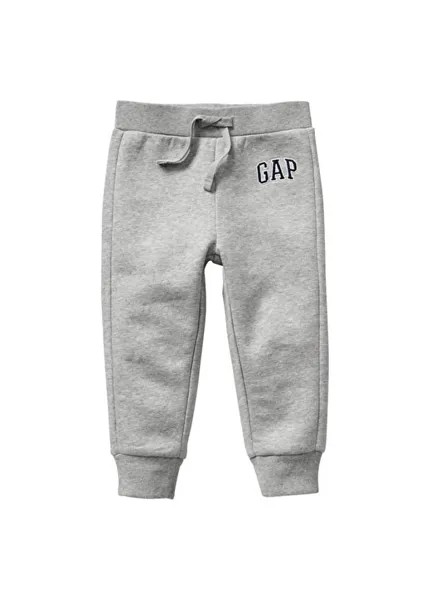 Детские спортивные штаны Normal Leg серого цвета 842149-A Gap, серый