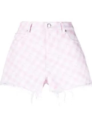 Alexander Wang джинсовые шорты в клетку