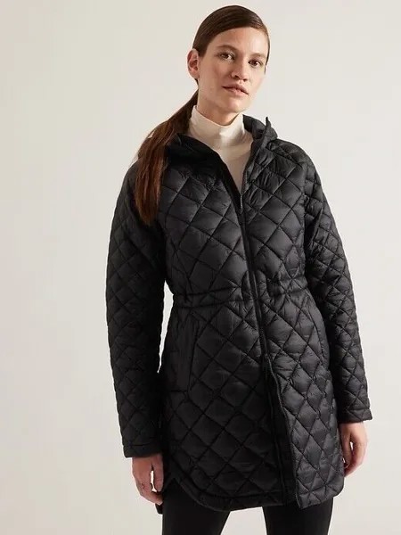 ATHLETA Куртка-парка без перьев ATHLETA, большой размер | Черное пальто #981582 НОВИНКА