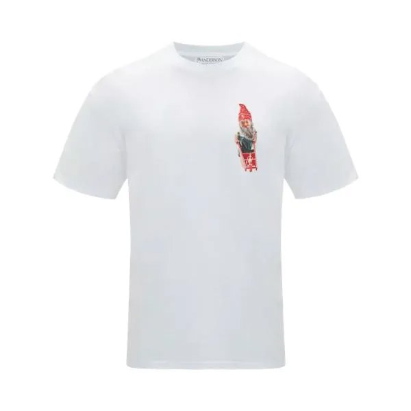 Футболка t-shirt mit zwergen motiv white white J.W. Anderson, белый