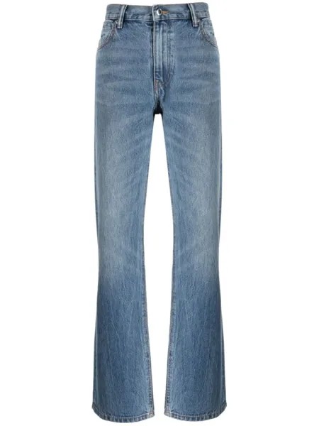 Джинсы с заниженной талией Alexander Wang, синий