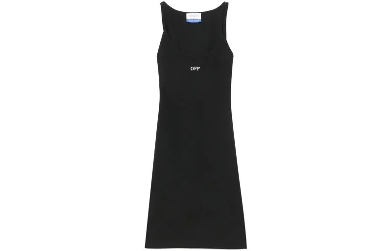 OFF-WHITE Женское платье-комбинация, цвет Black