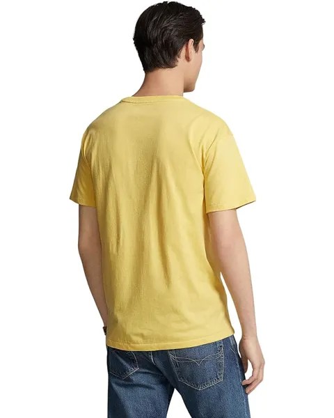 Футболка Polo Ralph Lauren Classic Fit Jersey Crew Neck T-Shirt, цвет Fall Yellow