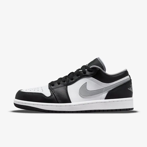 Кроссовки Nike Air Jordan 1 Low Black Particle Grey 553558-040