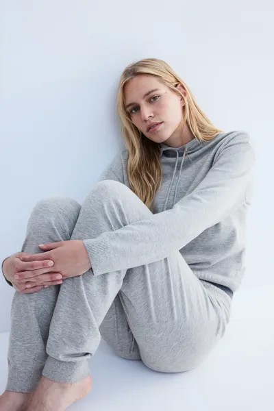 Спортивные брюки тонкой вязки H&M, серый