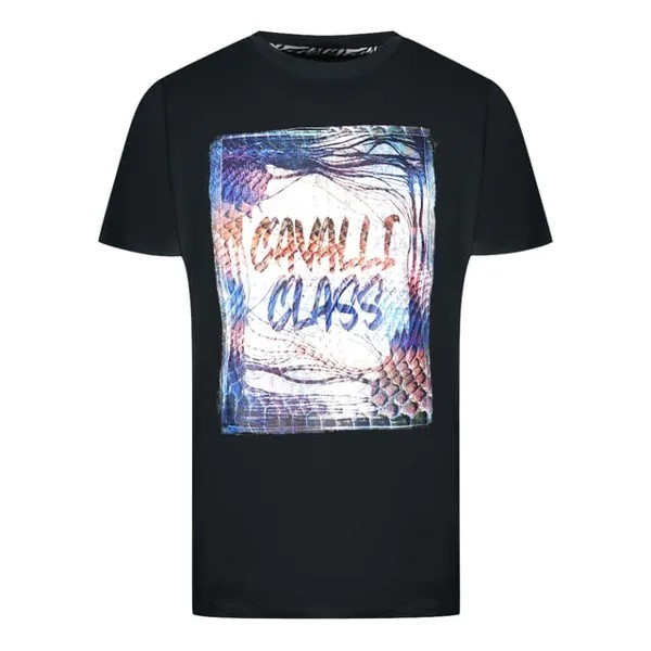Футболка с логотипом Box Cavalli Class, черный