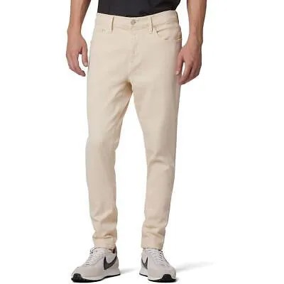 Мужские коричневые эластичные джинсы-скинни Hudson с низким шаговым швом и средней посадкой 34 BHFO 4734