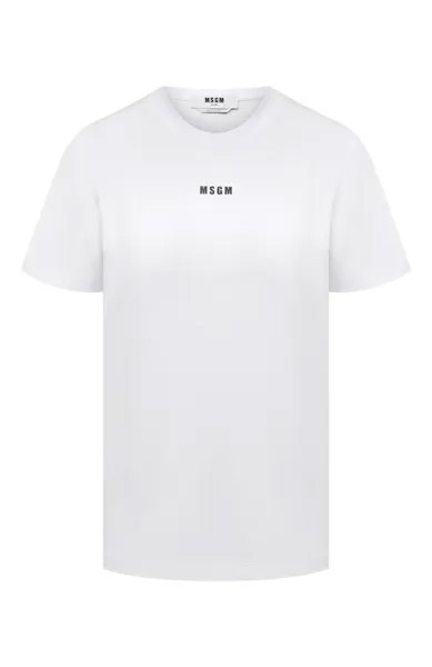 Хлопковая футболка MSGM