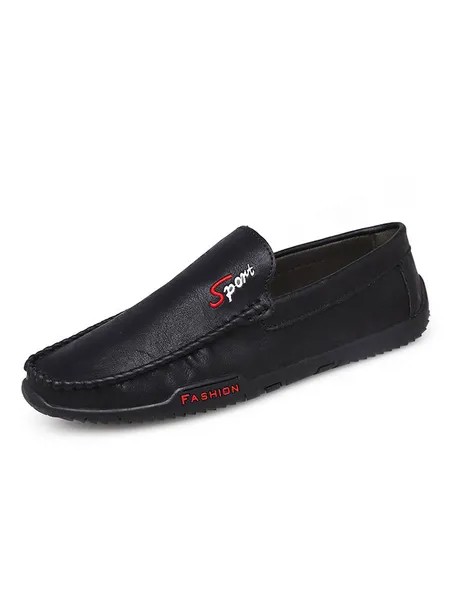 Milanoo Men's Letters Driving Loafers