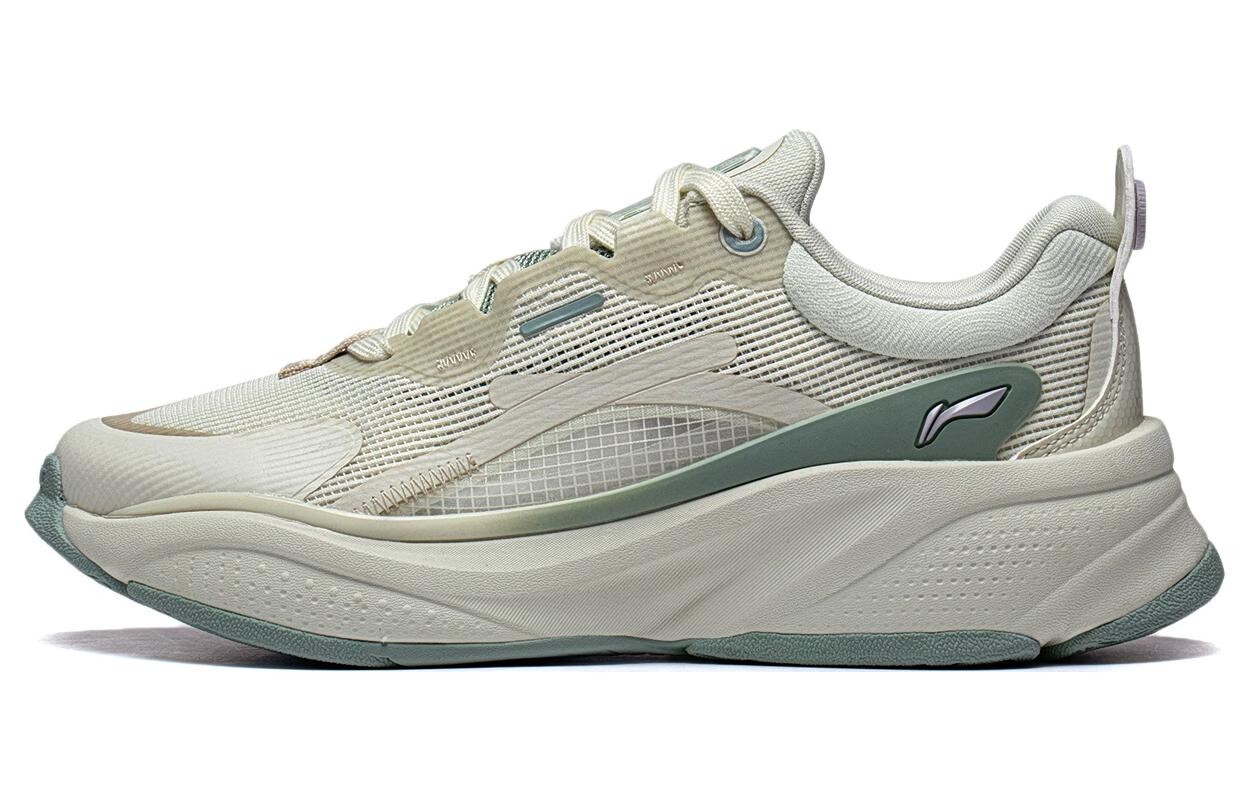 Кроссовки LINING Soft Lifestyle Shoes Women's Low-top Green, зеленый