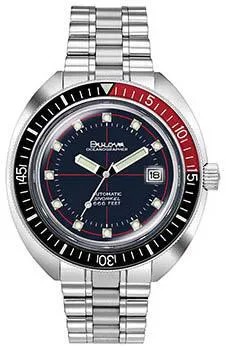 Японские наручные  мужские часы Bulova 98B320. Коллекция Oceanographer