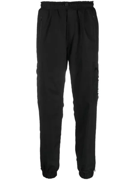 Plein Sport спортивные брюки с логотипом, черный