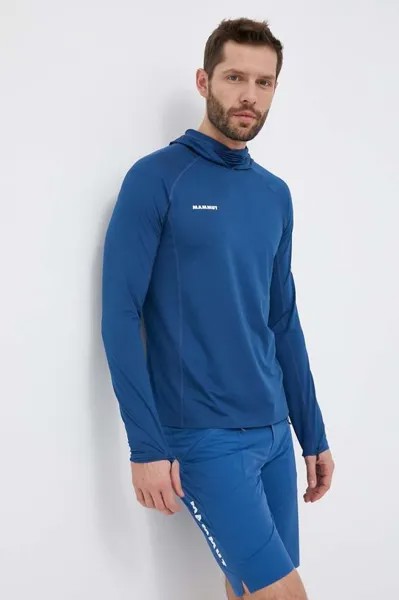 Спортивная футболка с длинным рукавом Selun FL Mammut, темно-синий