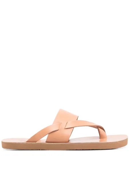 Ancient Greek Sandals шлепанцы Zinon, нейтральный цвет