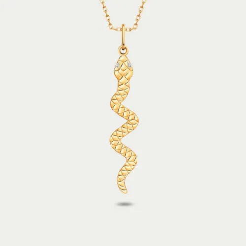 Подвеска GOLD CENTER, золото, 585 проба, фианит