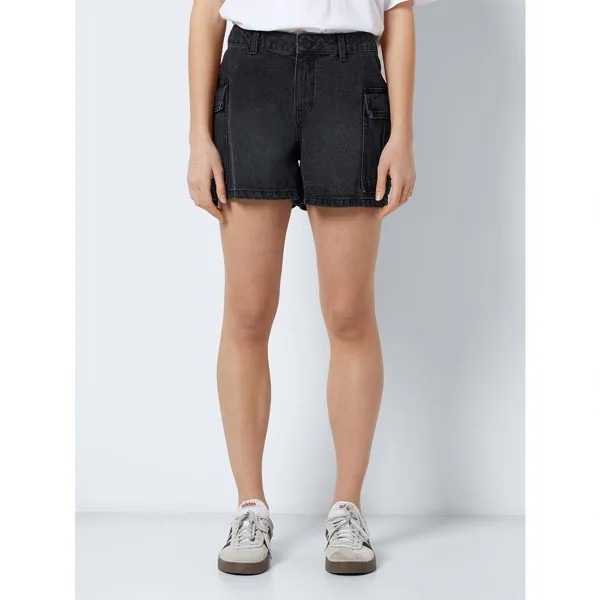 Шорты Noisy May Smiley Cargo Vi445Bl denim, черный