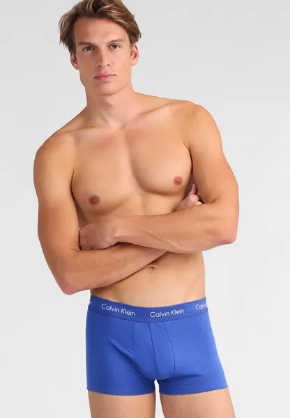 Трусики LOW RISE TRUNK 3 PACK Calvin Klein Underwear, цвет blue