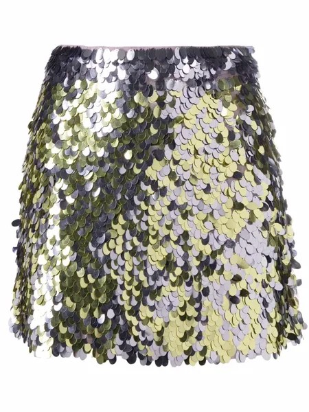 Emilio Pucci юбка мини с пайетками