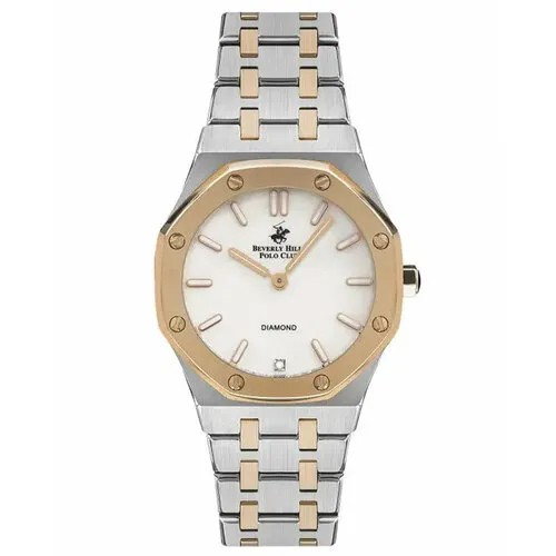 Наручные часы Beverly Hills Polo Club Классика Наручные часы Beverly Hills Polo Club BP3161X.520, серебряный, золотой