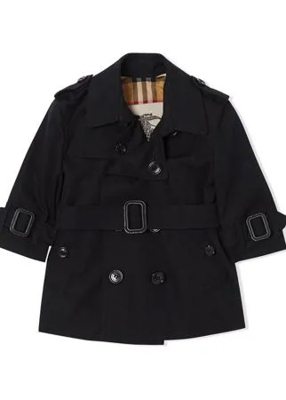 Burberry Kids тренч с поясом
