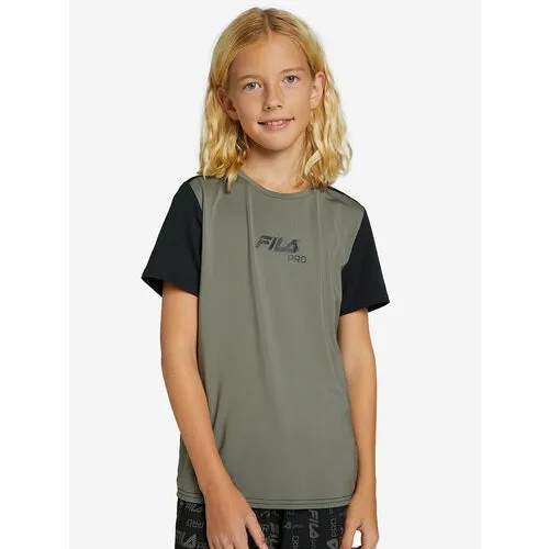 Футболка Fila, размер 176, зеленый