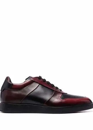 Santoni двухцветные туфли оксфорды