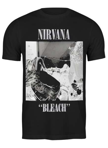 Футболка мужская Printio Nirvana bleach album t-shirt черная XL