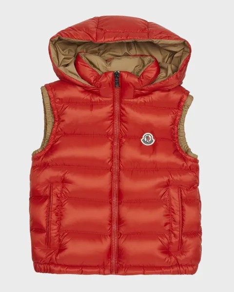 Жилет Zibiah с капюшоном для мальчика Moncler, цвет Orange