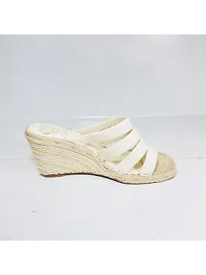 VINCE CAMUTO Женские кожаные эспадрильи без шнуровки Molisana цвета слоновой кости, 8 м