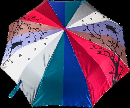 Зонт складной женский автоматический Raindrops 19270685, разноцветный