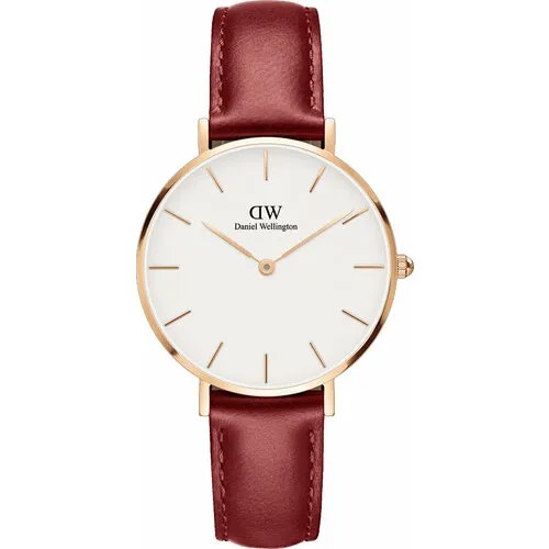 Наручные часы Daniel Wellington, коричневый, белый