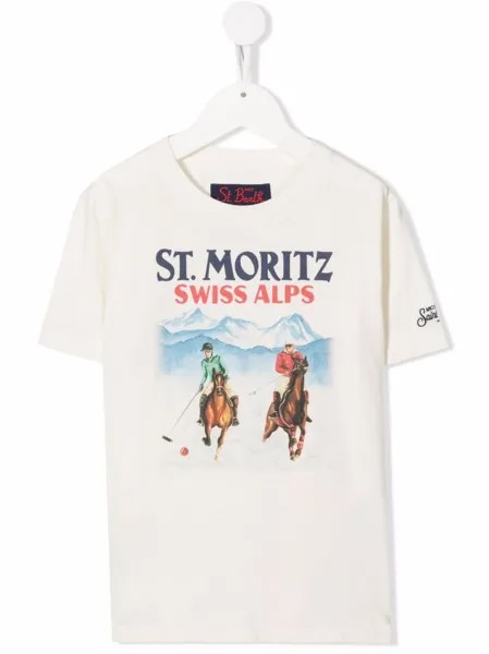 MC2 Saint Barth Kids футболка St. Moritz Swiss Alps