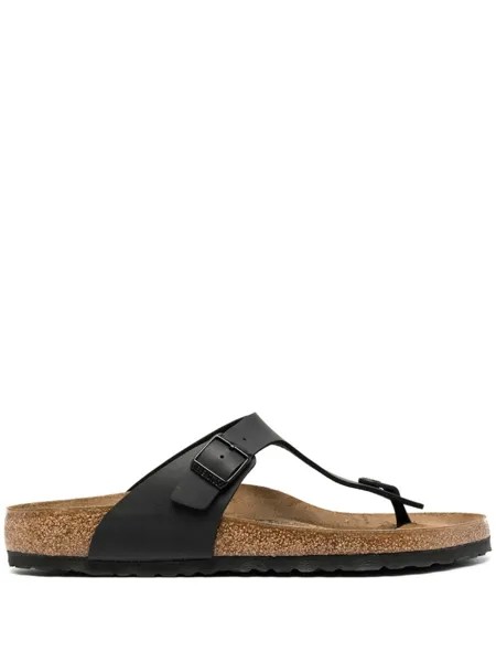 Шлепанцы с пряжками Birkenstock, черный