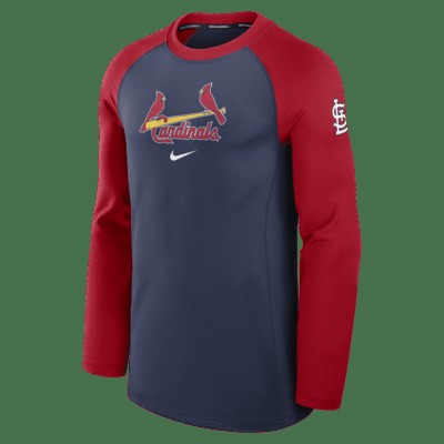 Лонгслив Nike St. Louis Cardinals Authentic Collection Game Time, темно-синий