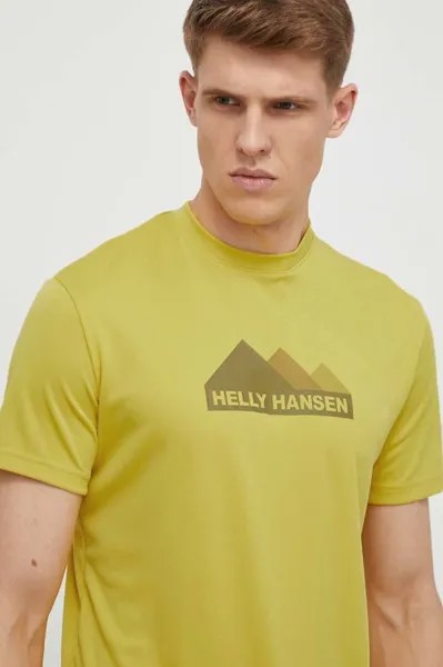 Спортивная футболка Helly Hansen, желтый