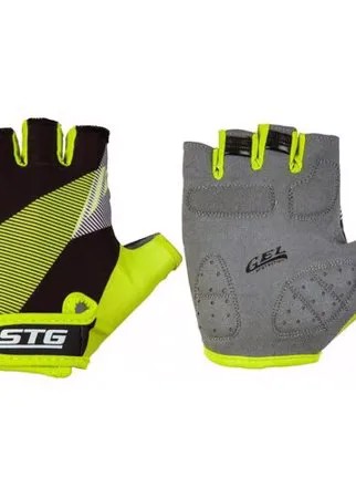 Велосипедные перчатки STG 911(M / черный-салатовый/M)