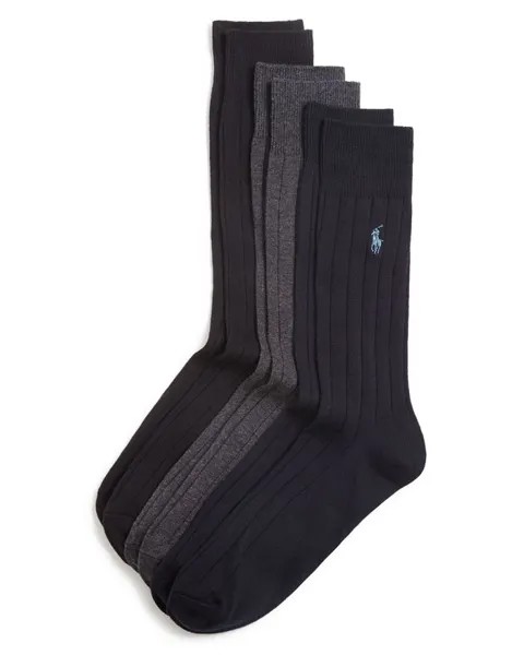 Однотонные носки в рубчик, упаковка из 3 шт. Polo Ralph Lauren