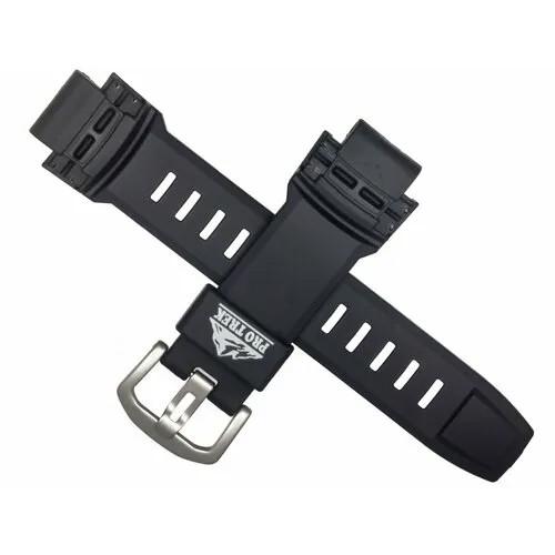 Ремень чёрный матовый пластик Casio PRW-5000-1E
