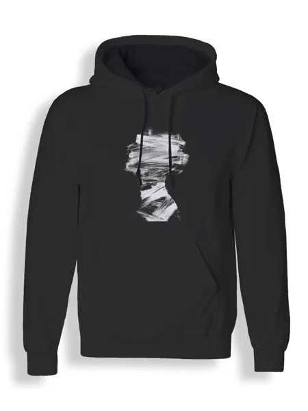 Худи унисекс СувенирShop Искусство/Абстракция/Цветы 32 черное 3XL