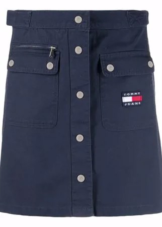Tommy Jeans юбка мини Tommy Badge