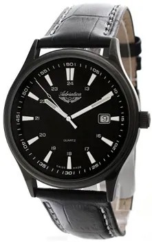 Швейцарские наручные  мужские часы Adriatica 12406.B214Q. Коллекция Gents